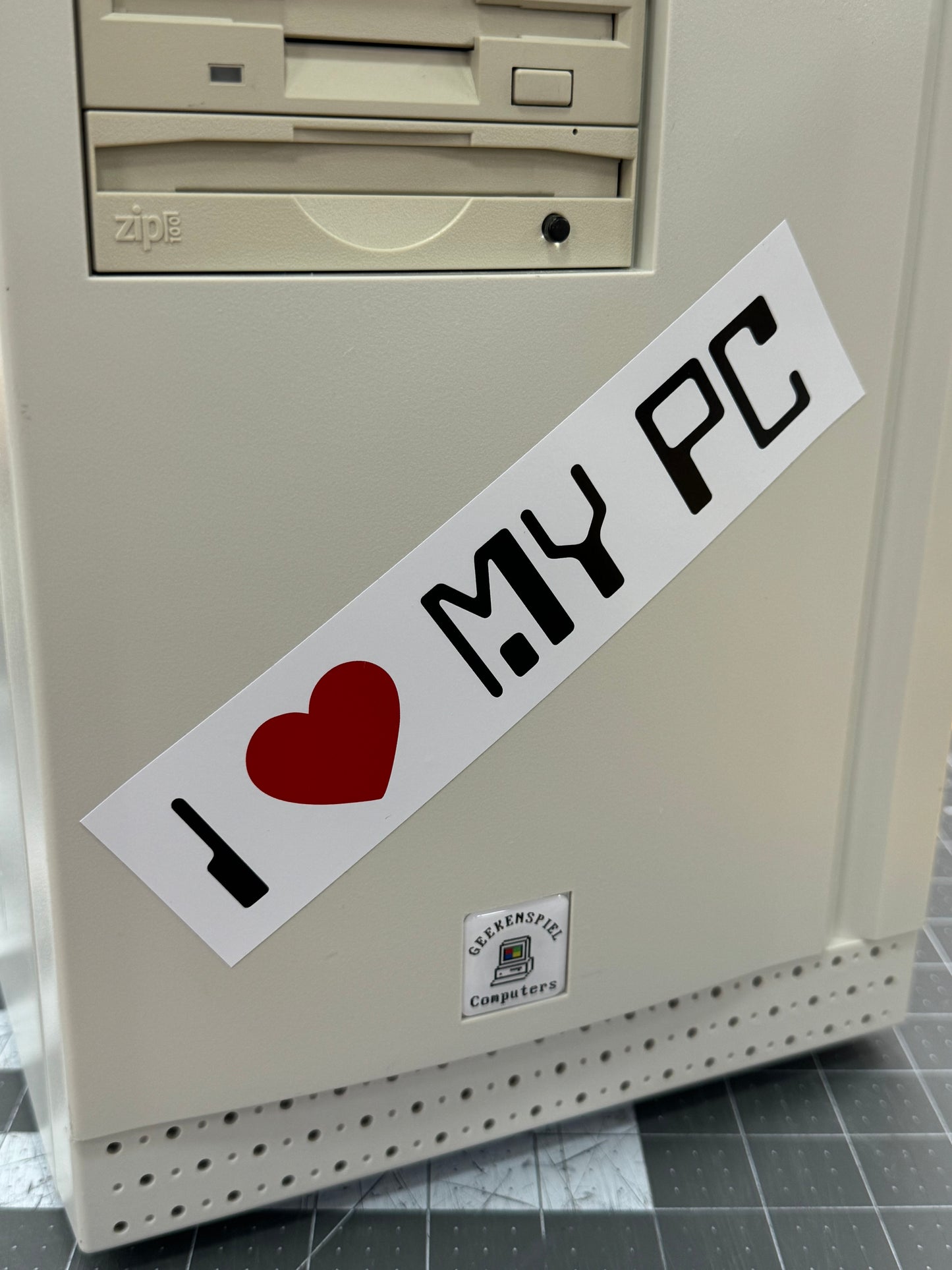 Computer “I ❤️ MY PC” Love Sticker