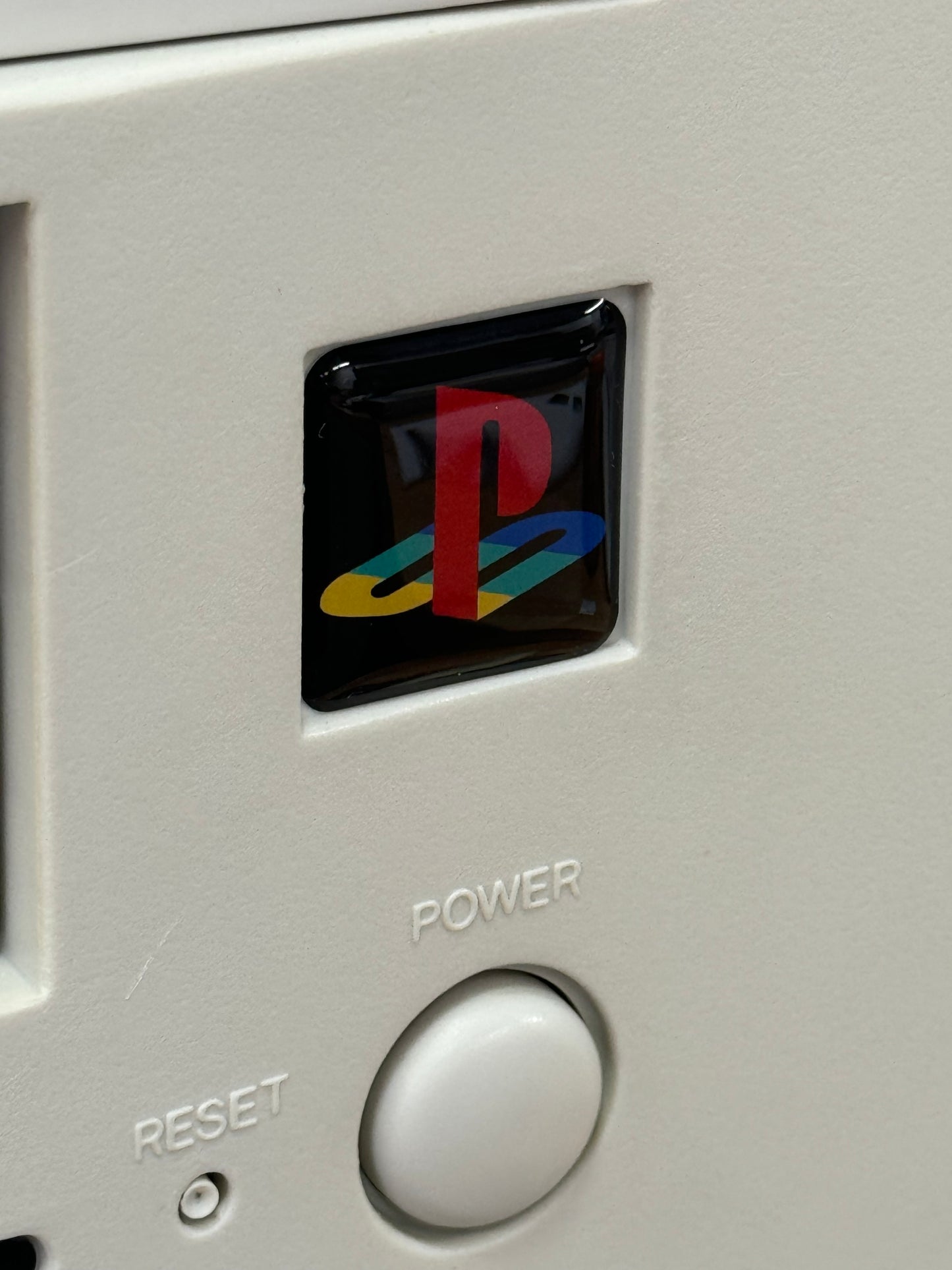> Playstation < PS1 PS2 Logo Case Badge Sticker - Dome
