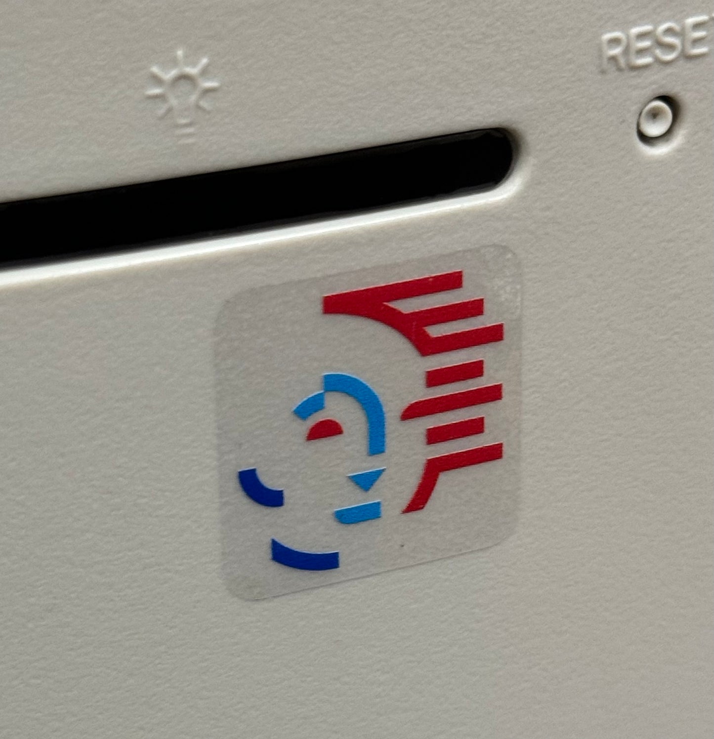 Packard Bell Logo Old School Case Badge Sticker - Clear