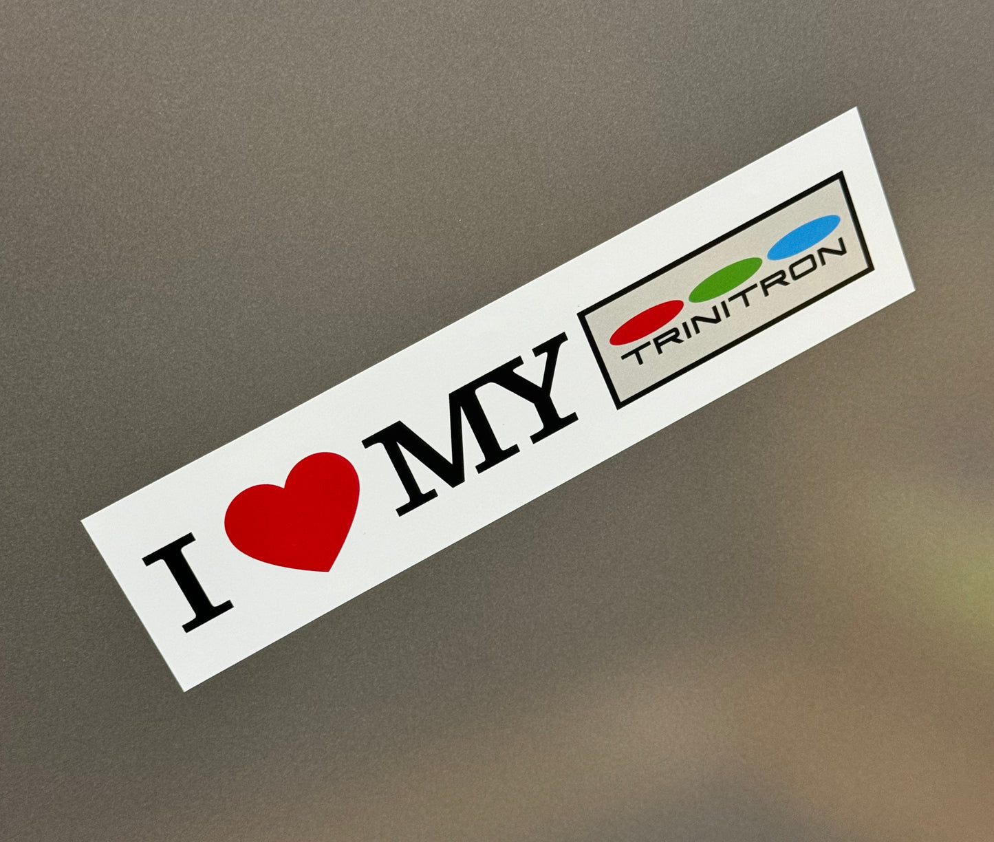 Sony “I ❤️ MY TRINITRON” TV Love Sticker V2