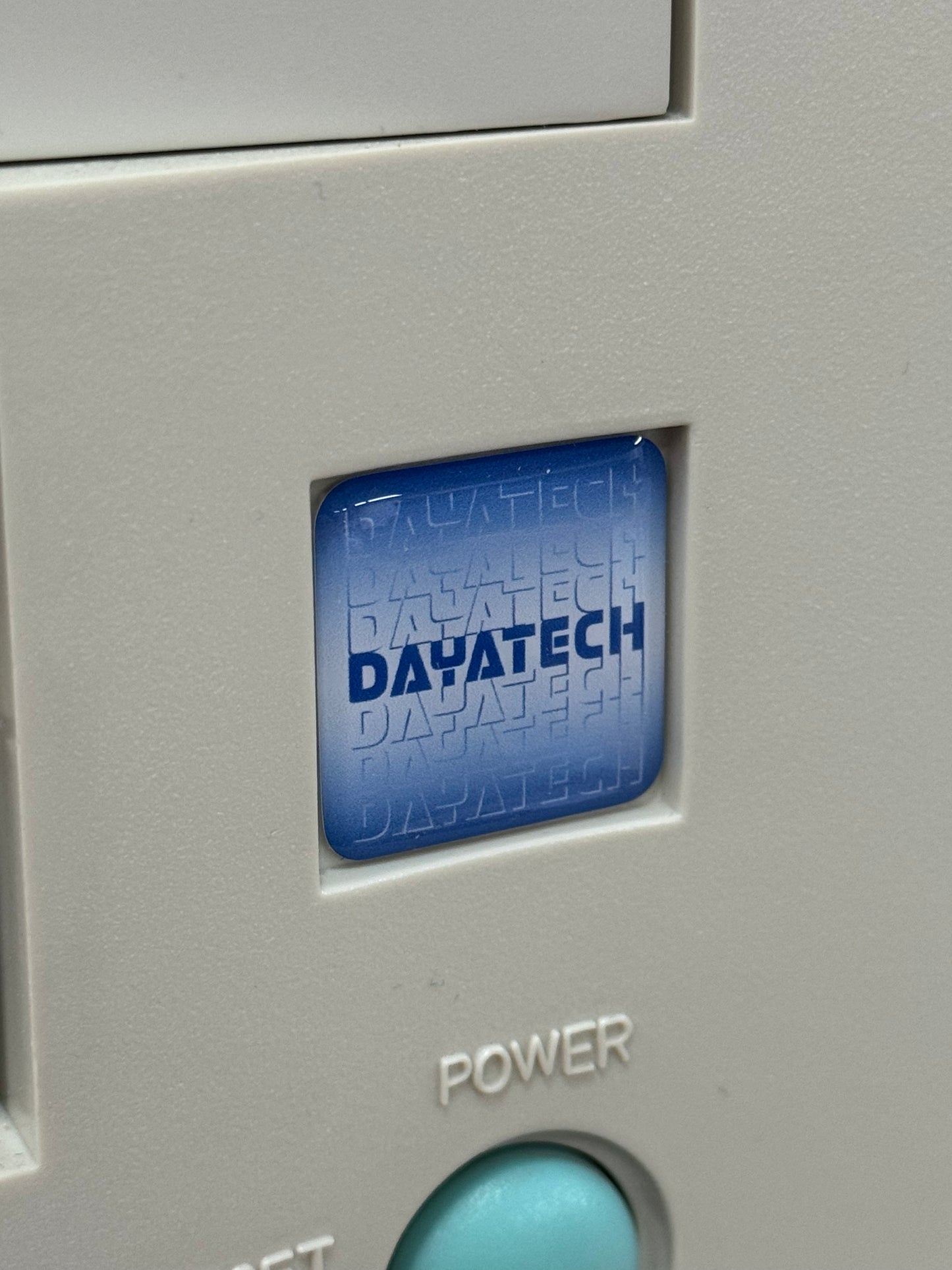 Custom PC Shop > Dayatech < Case Badge Sticker - Dome