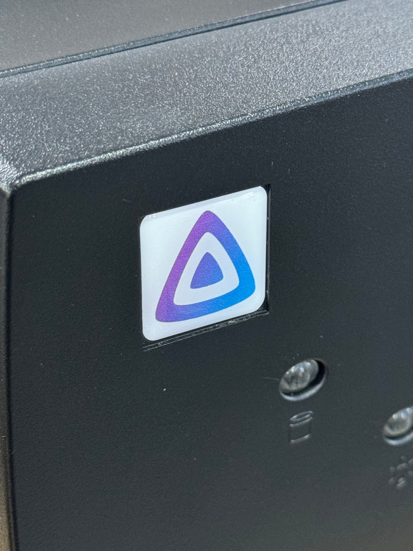 > JELLYFIN < Media Server Logo Case Badge Sticker - Dome