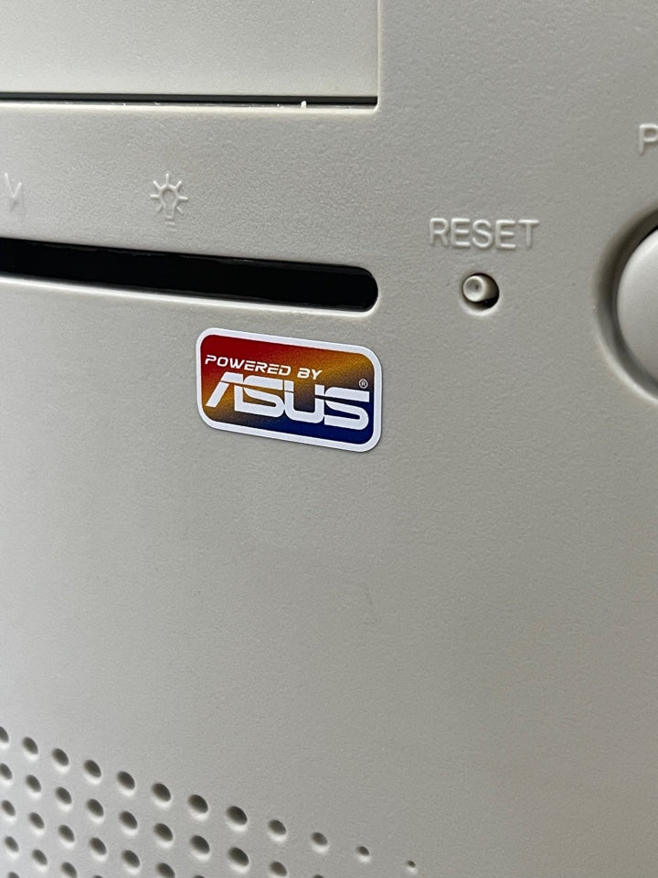 Motherboard > Asus < Case Badge Sticker - White