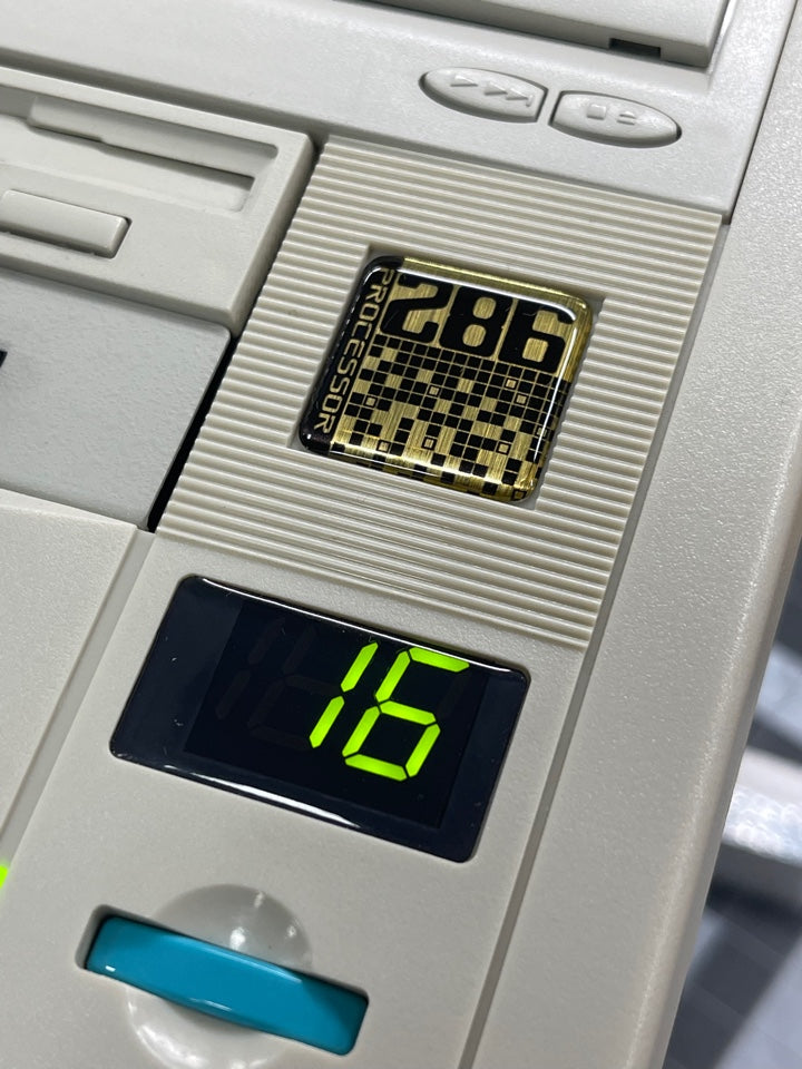 286 "Bits" Case Badge Sticker DOMED