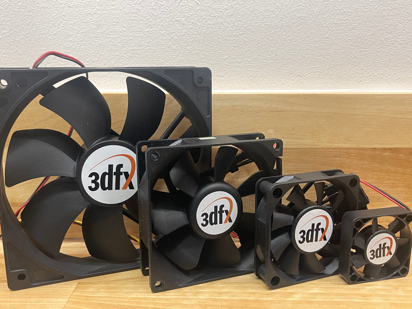 3Dfx Voodoo Round Fan Case Badge Sticker - Asst. Sizes