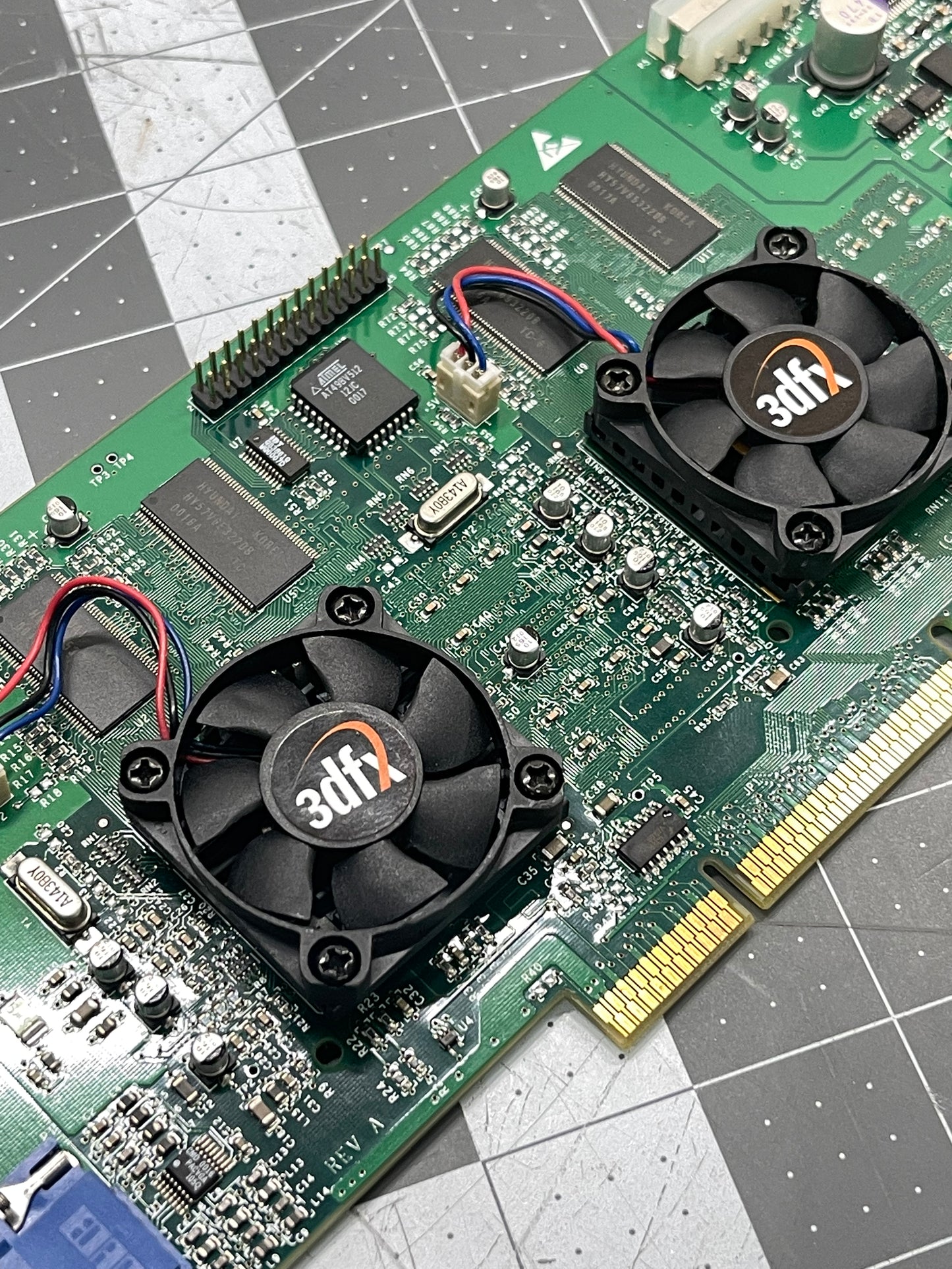 3Dfx Voodoo Round Fan Case Badge Sticker - Asst. Sizes