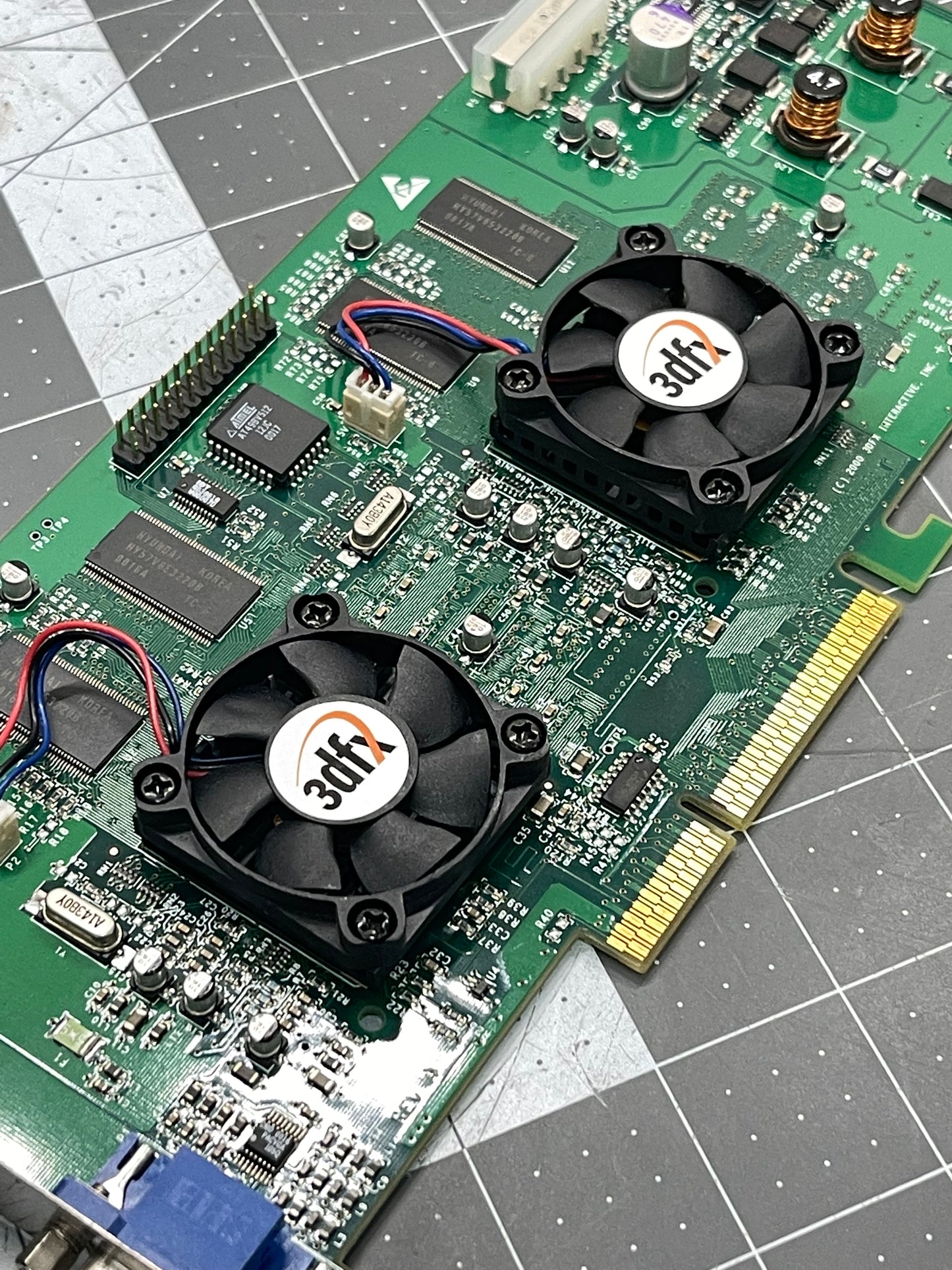 3Dfx Voodoo Round Fan Case Badge Sticker - Asst. Sizes