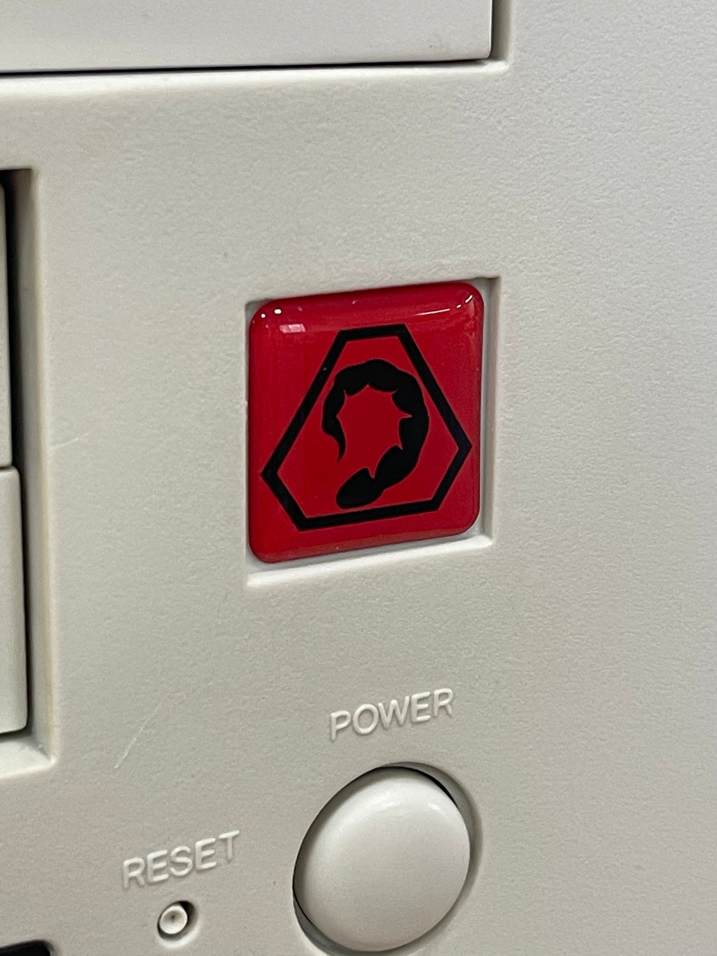 > Command and Conquer < NOD Logo C&C Case Badge Sticker - Dome