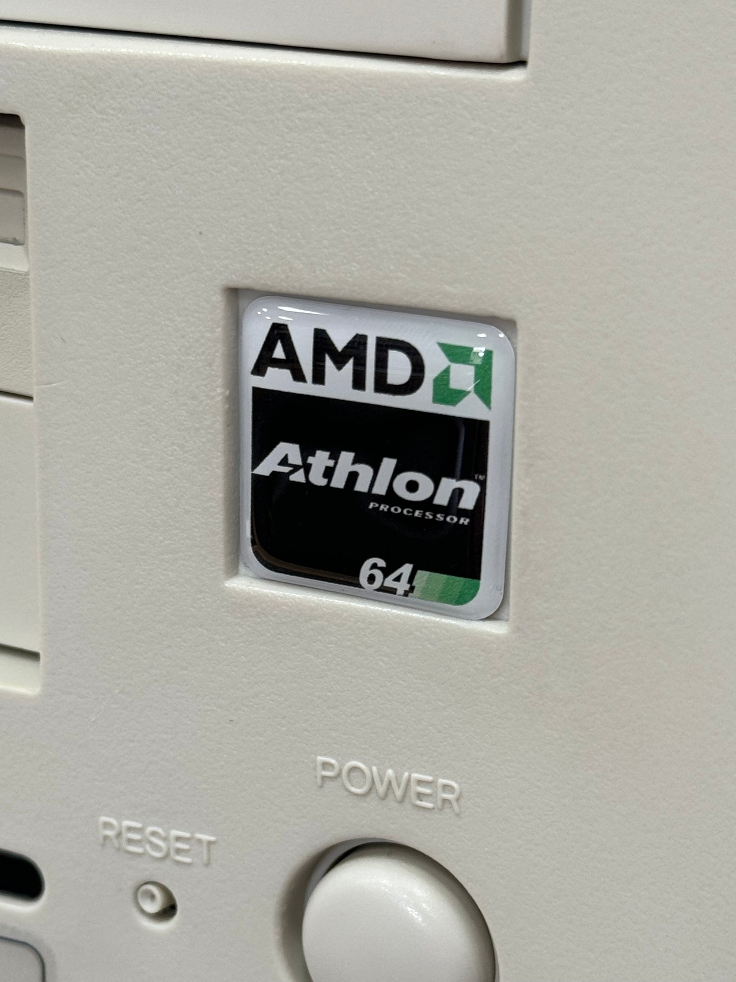 AMD Athlon 64 Case Badge Sticker - DOME