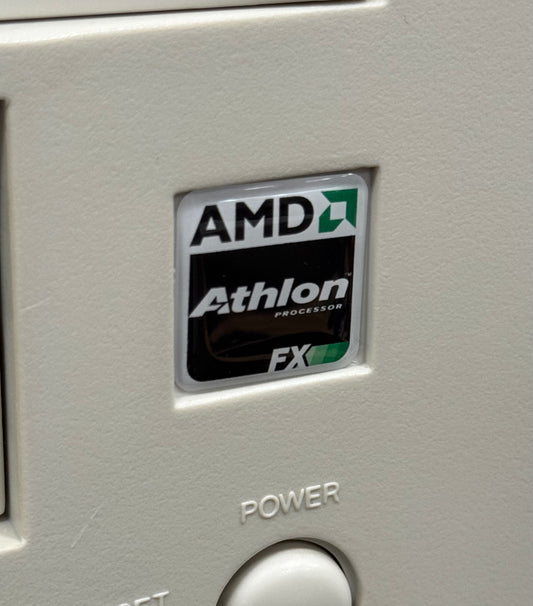 AMD Athlon FX Case Badge Sticker - DOME