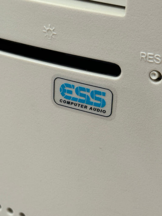 ESS Audio Case Badge Sticker - Clear