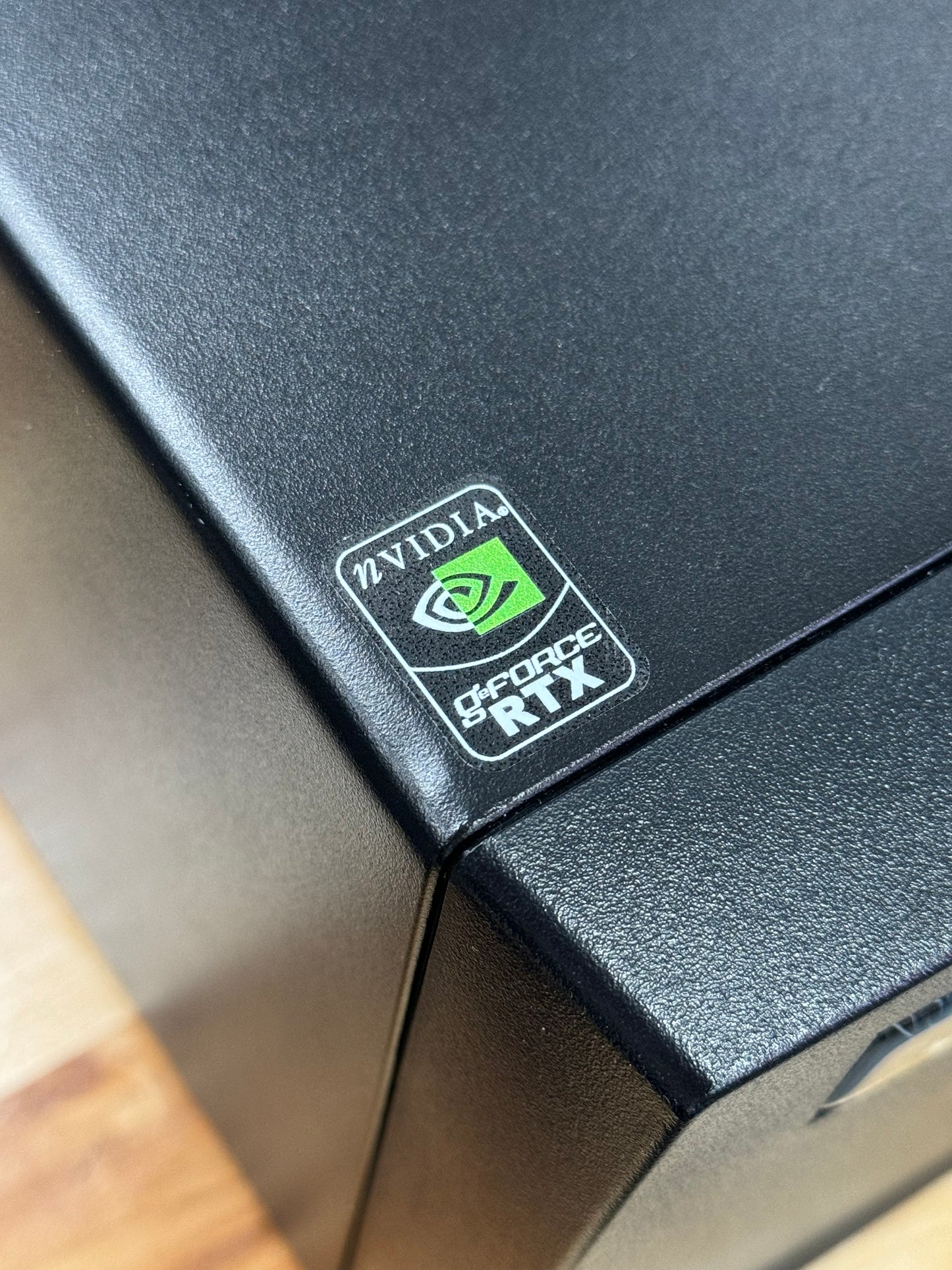 GeForce RTX Case Badge Sticker - White/Clear