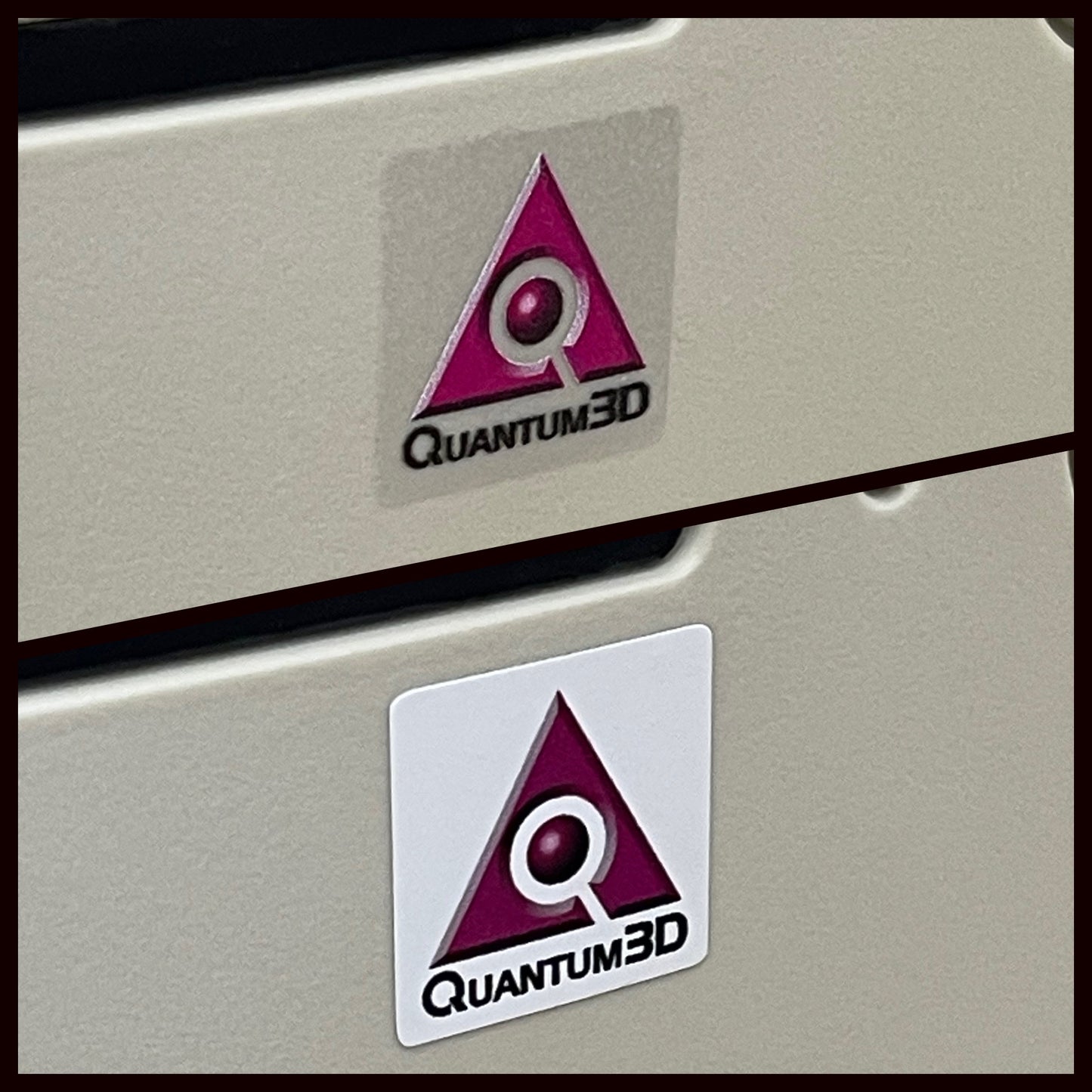 Quantum 3D 3DFx Obsidian2 Case Badge Sticker