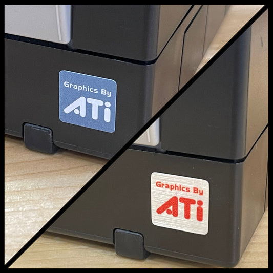 GameCube > Graphics by ATi < Replacement / Alternative GC Console Badge Sticker