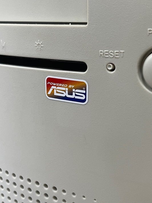 Motherboard > Asus < Case Badge Sticker - White