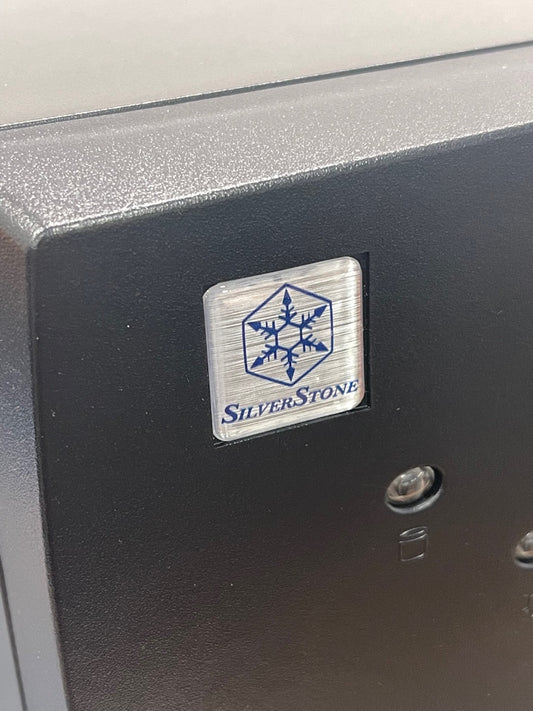 SilverStone Logo ATX HTPC Case Badge Sticker - Dome
