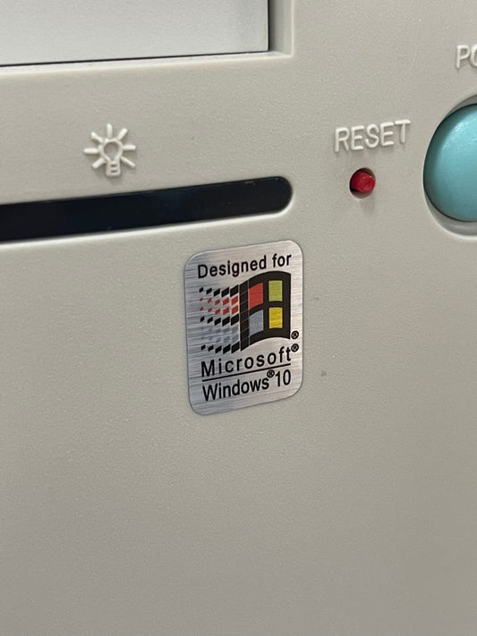 Windows Powered Sticker Of course, we do Windows... – Geekenspiel