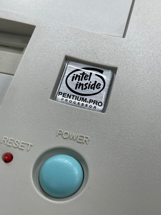 Pentium Pro Case Badge Sticker - DOME MET