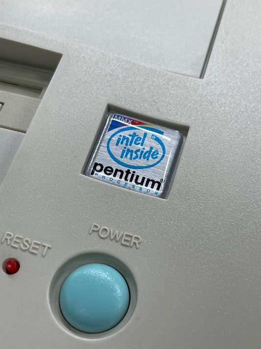 Pentium (MMX) Case Badge Sticker - DOME MET