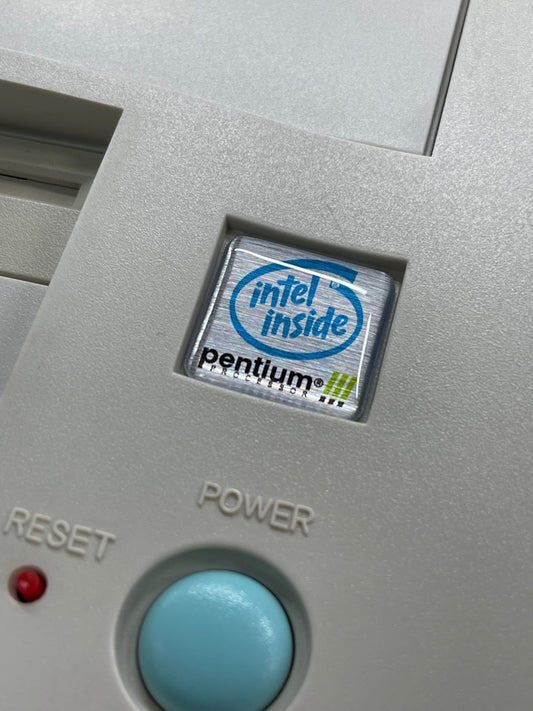 Pentium III Case Badge Sticker - DOME MET