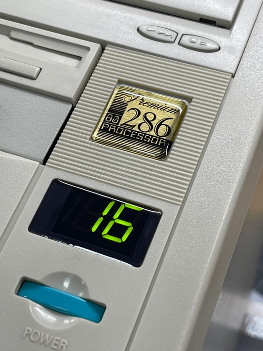 286 "Classy" Case Badge Sticker DOMED