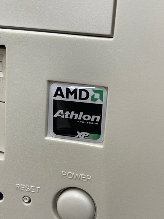 AMD Athlon XP Case Badge Sticker - DOME