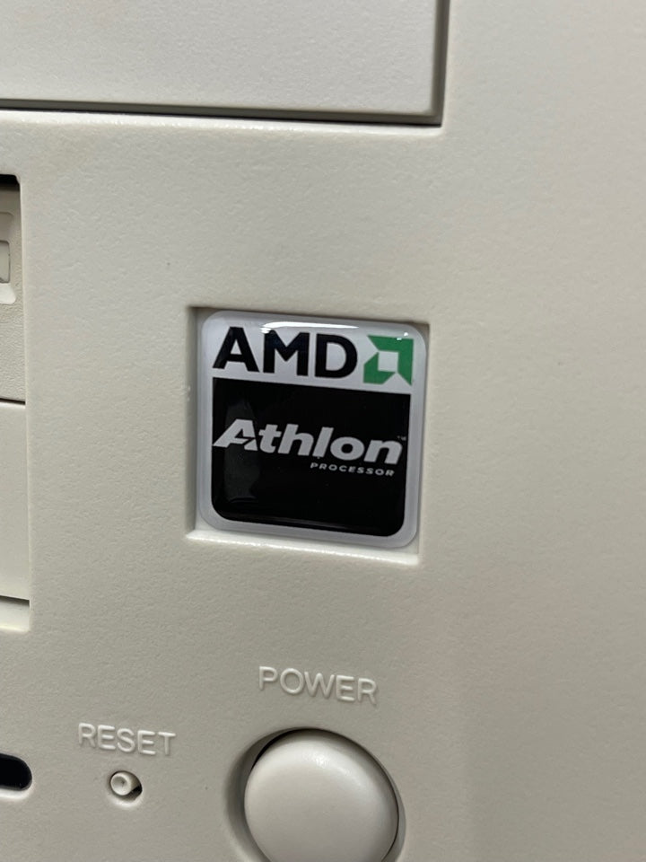 AMD Athlon Case Badge Sticker - DOME
