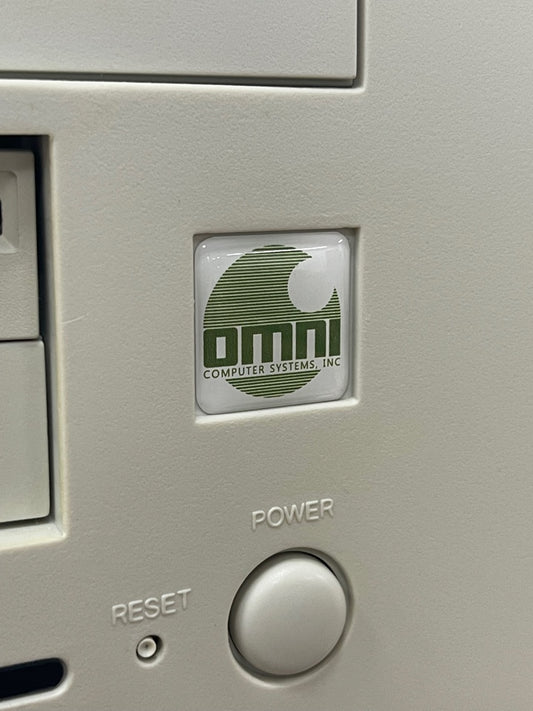 Custom PC Shop > OMNI < Case Badge Sticker - Dome