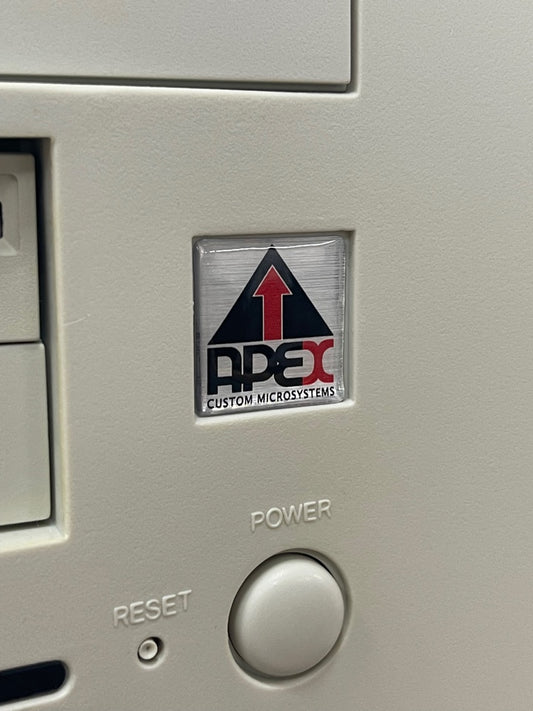 Custom PC Shop > APEX < Case Badge Sticker - Dome