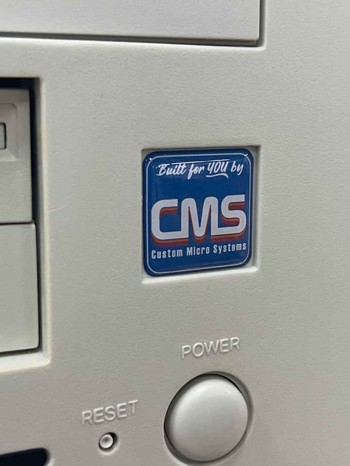 Custom PC Shop > CMS < Case Badge Sticker - Dome
