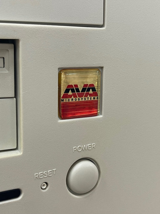 Custom PC Shop > AVA < Case Badge Sticker - Dome