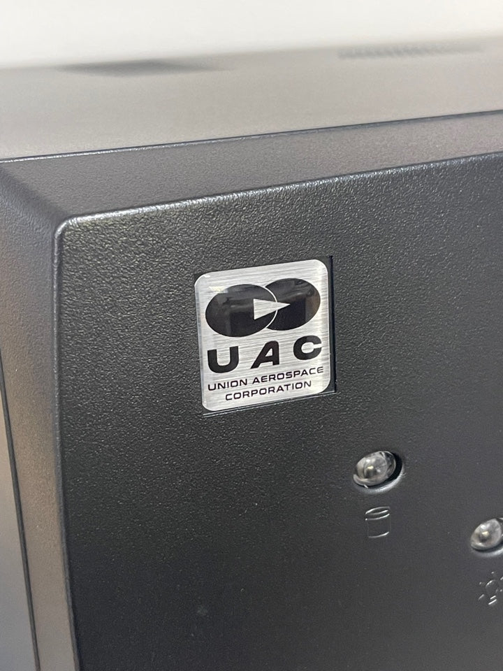 DOOM > UAC - Union Aerospace Corp OG < Case Badge Sticker - Dome