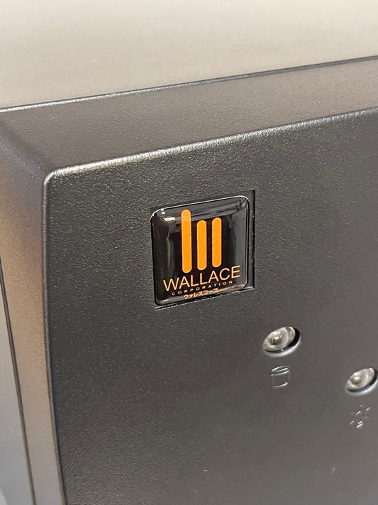 > BR Wallace Corp < Blade Runner 2049 Case Badge Sticker - Dome