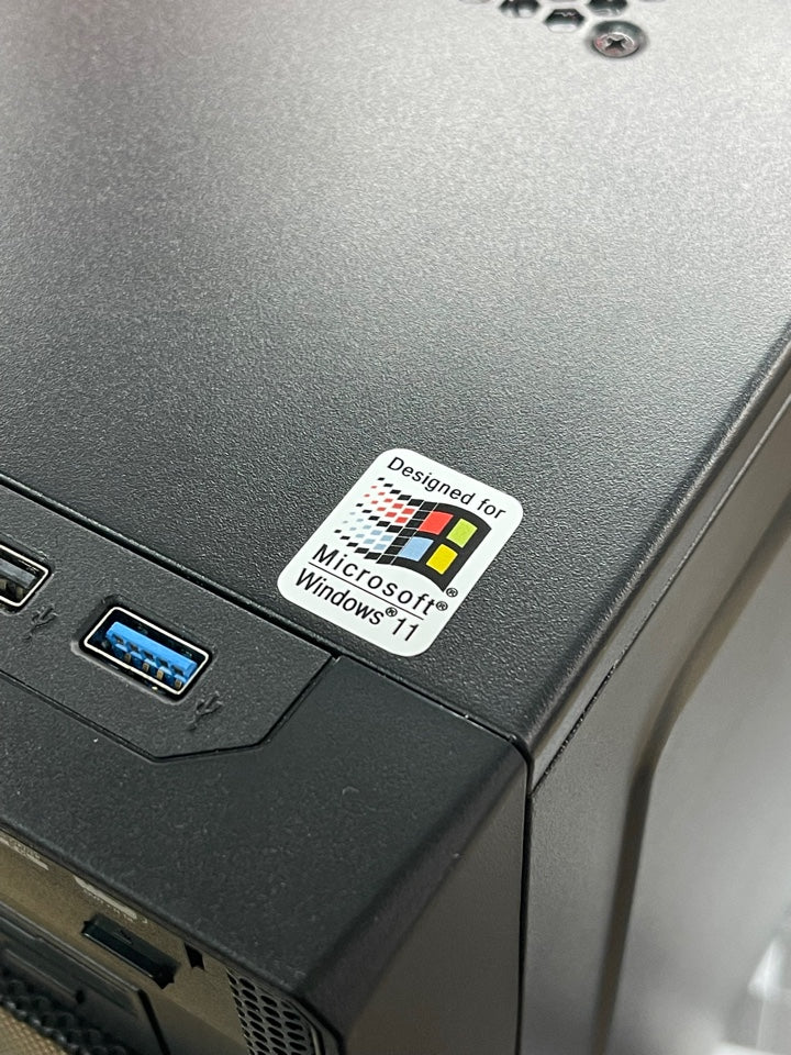 Windows 11 Case Badge Sticker - White