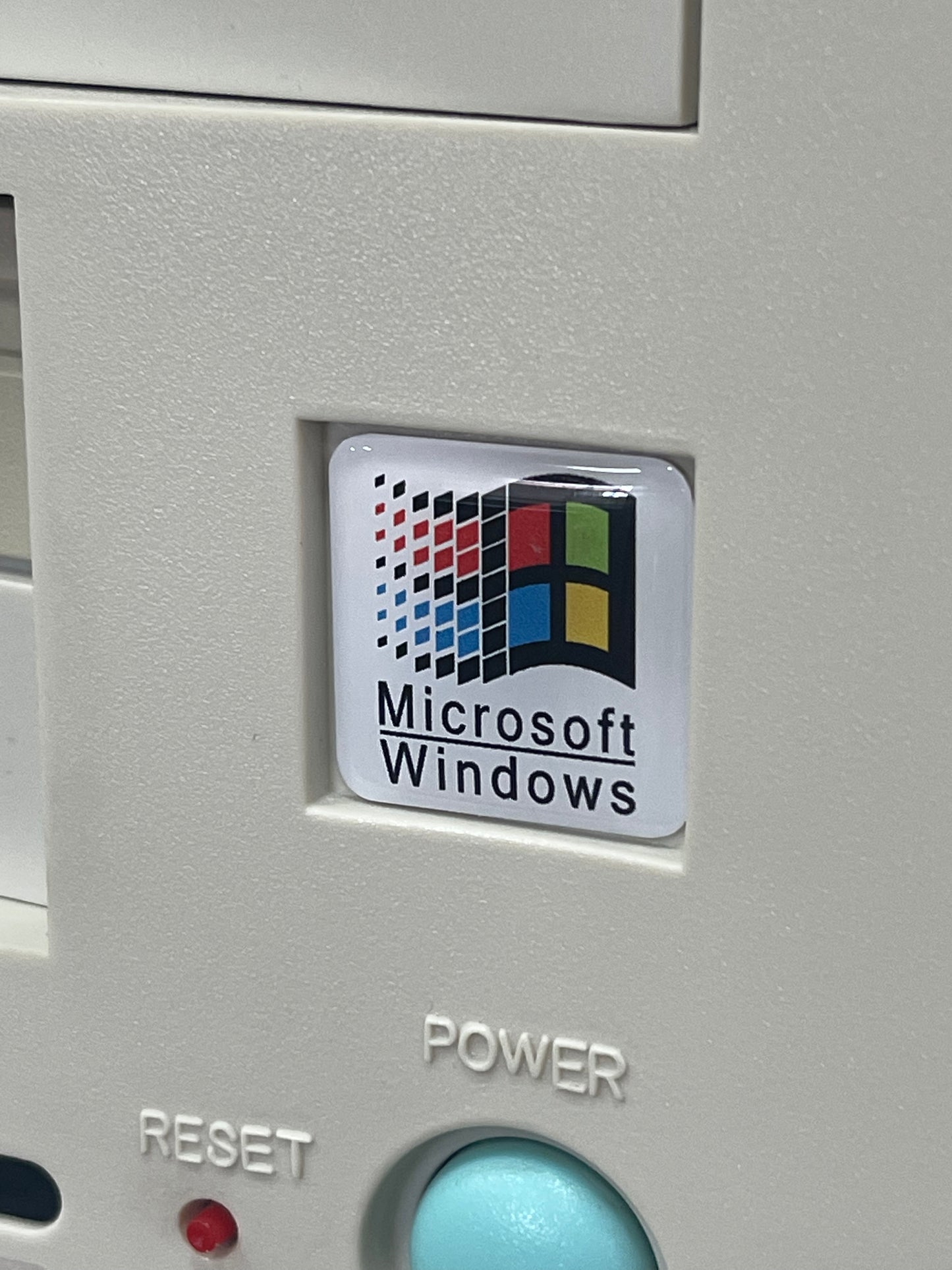 Windows Logo V2 Case Badge Sticker - Domed