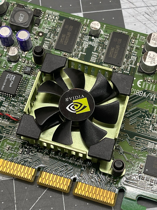 Nvidia Graphics Round Fan Case Badge Sticker - Asst. Sizes