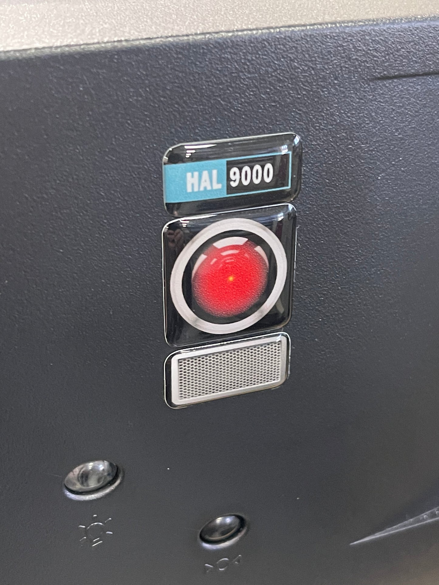 > HAL-9000 < 2001: A Space Odyssey Case Badge Sticker Set - Dome