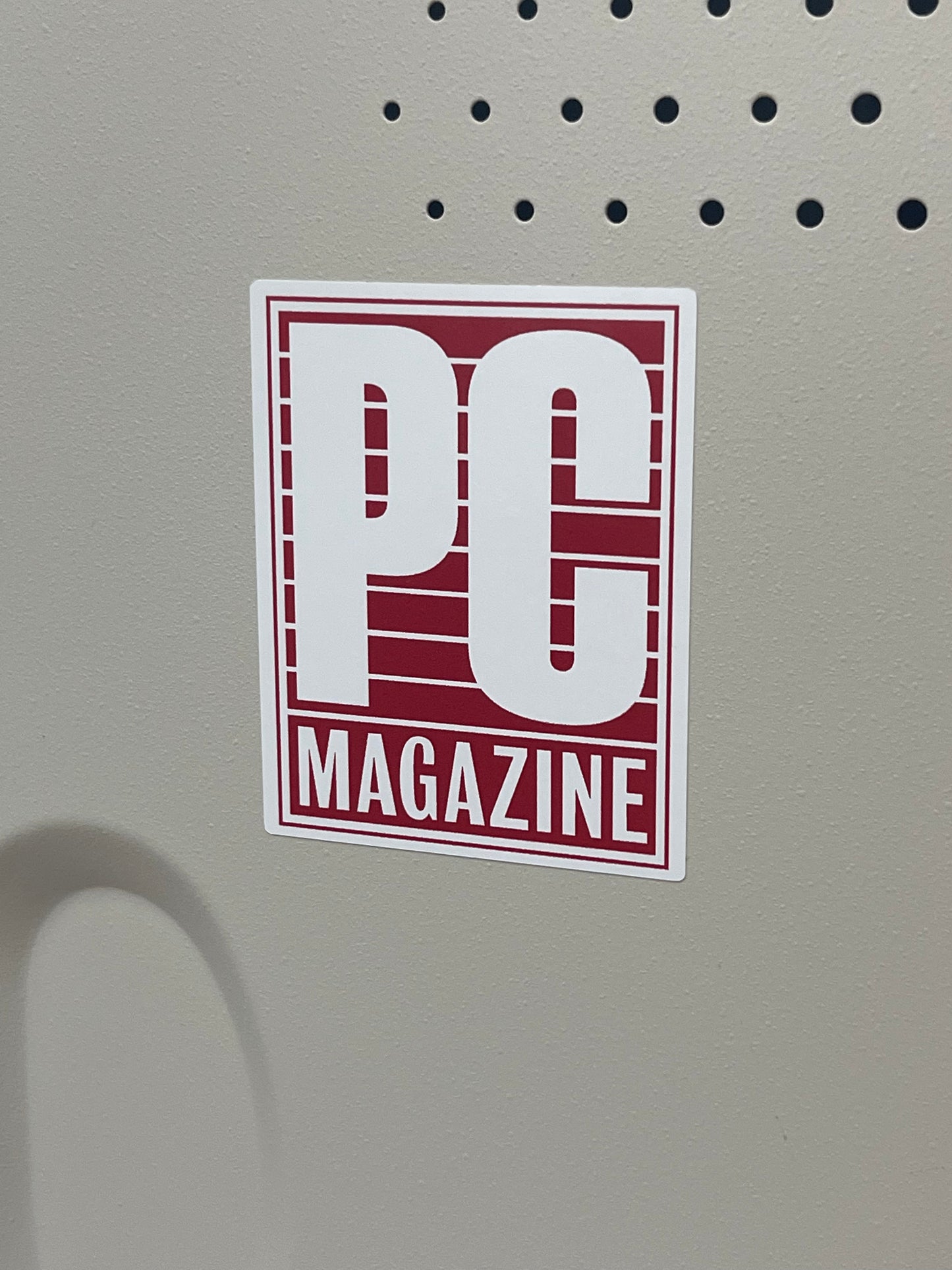 80s 90s PC Magazine OG Logo Sticker