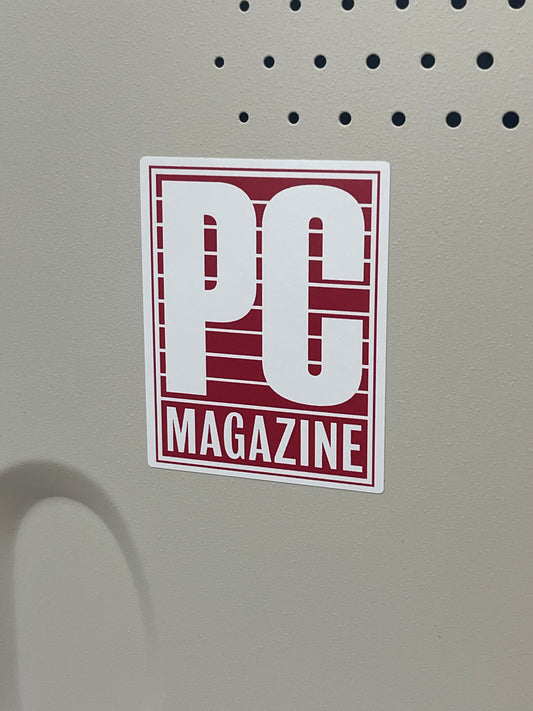 80s 90s PC Magazine OG Logo Sticker