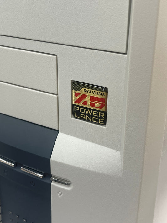 Last Call BBS > Sayawama Z5 Power Lance < Zachtronics Case Badge Sticker - Dome