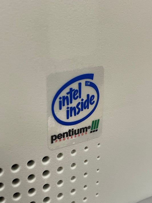 Pentium III 3 Case Badge Sticker - Clear