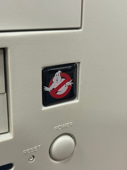 > Ghostbusters < Who ya gonna call? Case Badge Sticker - Dome