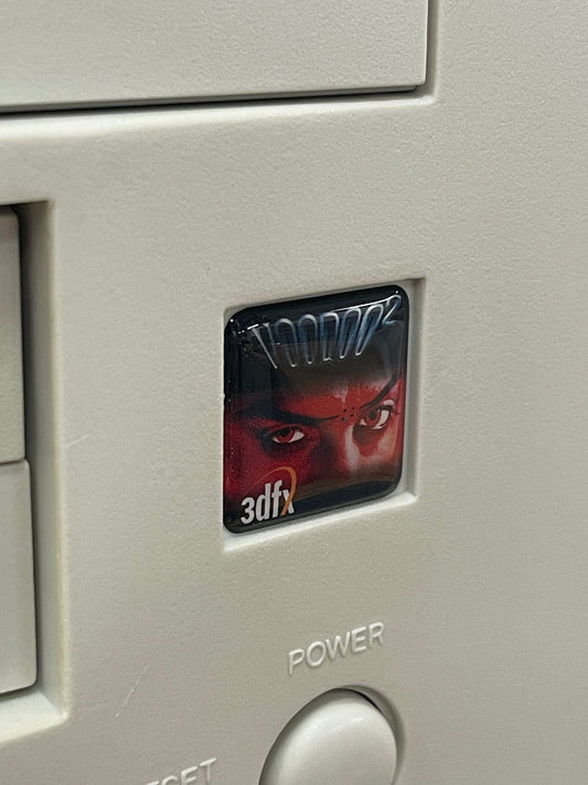 3Dfx "Faces Series" Voodoo2 1000 Case Badge Sticker - DOME