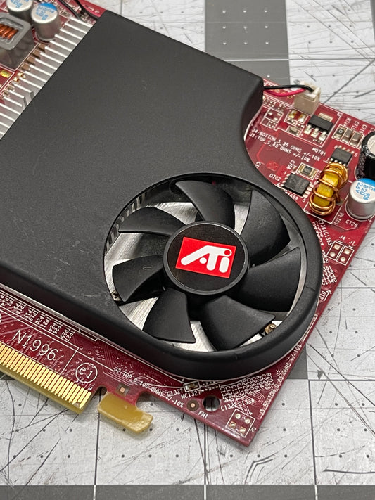 ATi Graphics Round Fan Case Badge Sticker - Asst. Sizes